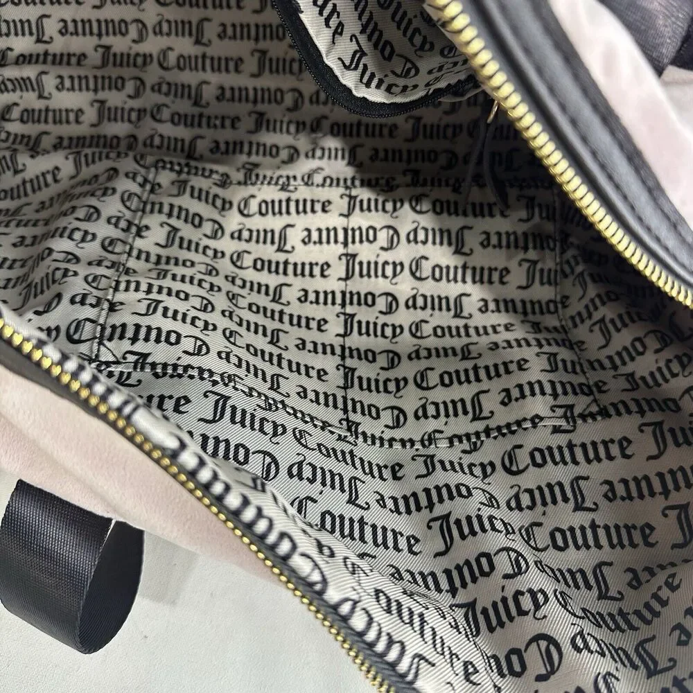 Juicy Couture pink and brown travel bag